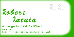 robert katula business card